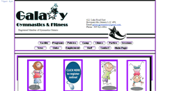 Desktop Screenshot of galaxygymfit.com
